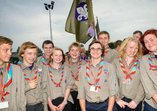 All smiles - a local scout group EMN-160224-121814001