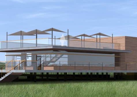 Artist's impression of the new Gibraltar Point Visitor Centre.
