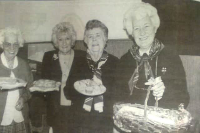 Pictured is Kathleen Caines, Di Mogford, Majorie Dring and Olive Stocks.