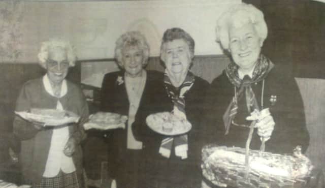 Pictured is Kathleen Caines, Di Mogford, Majorie Dring and Olive Stocks.