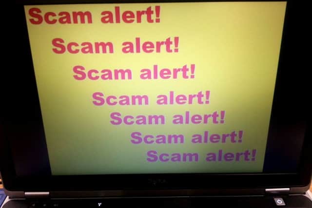 New warning over phone and online scams.