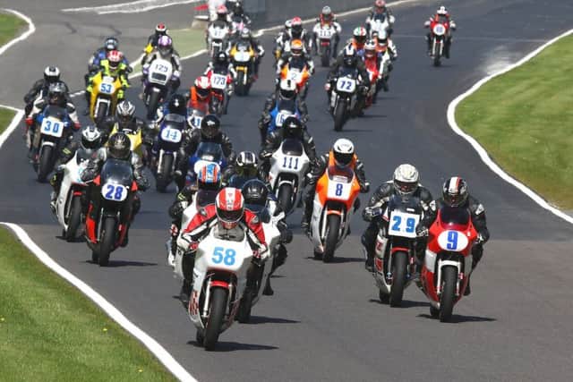 Bike fans can see classic and vintage machines in action at Cadwell Park this season. Photo: Russell Lee