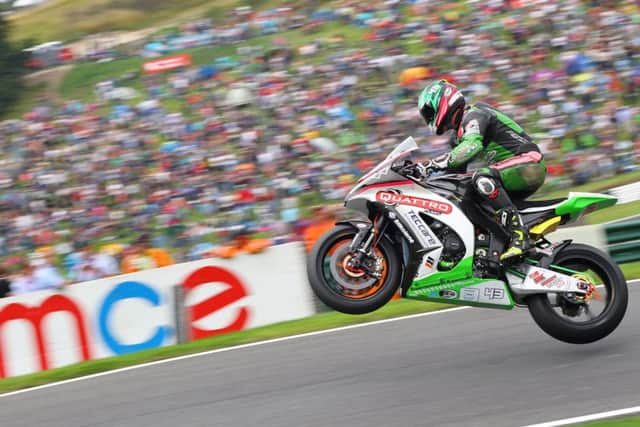 Superbike action at Cadwell.