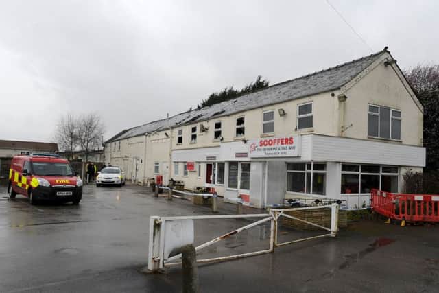 Fire at Scoffers Fish and Chip shop and restaurant. EMN-160103-104812001