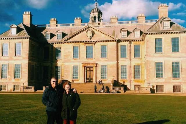 Mr and Mrs Weightman at Belton House.