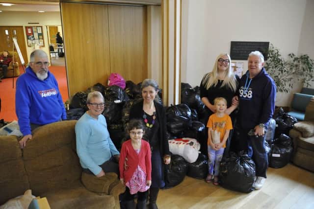 The collection for Syrian refugees took place at the Trinity Centre on February 27.