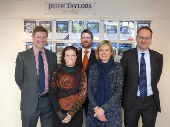 John Taylors directors James and Robert Laverack with the Louth team.