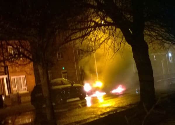 A photo of the fire on Ida Road, in Skegness, posted on the Skegness Standard Facebook wall by Maria Henry Hall UwEv7dHrxcATI-ds1kcB