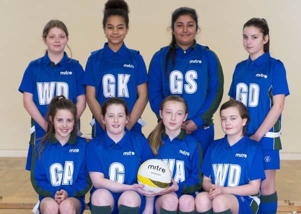 The Somercotes Academy year seven girls' netball team are: Back row, from left - Emily Ackroyd, Clara Onyeama, Manisha Bains, Lydia Wright. Front row, from left - Kitty Crossley, Libby Jordan, Charlotte Merry and Hollie-Mae Smith.
