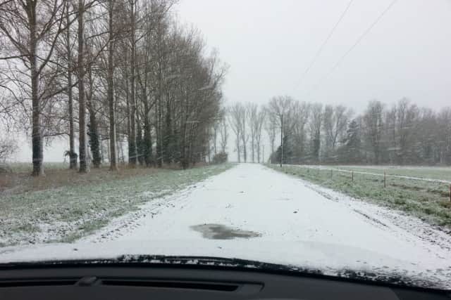 Watch out for snow and ice making driving hazardous tonight.
