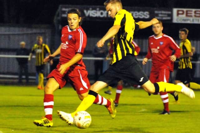 Boston Town v Holbeach United earlier this season