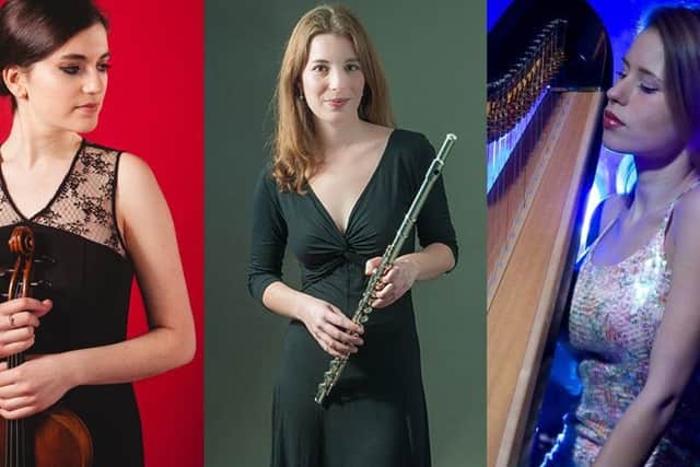Shiry Rashkovsky, Luce Zurita and Valeria Kurbatova are The Globe Ensemble, in concert at Swineshead Village Hall, North End, Swineshead, on Friday, March 11 at 7.30pm. Tickets priced £12 are available on the door.