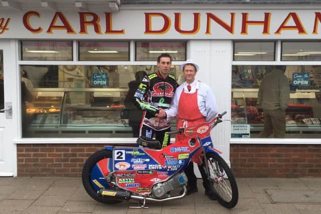 Simon Lambert with sponsor Carl Dunham EMN-160314-103659002
