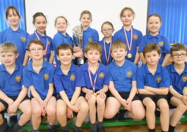 St Michael's successful Year 3 and 4 swimming team EMN-161103-101619002