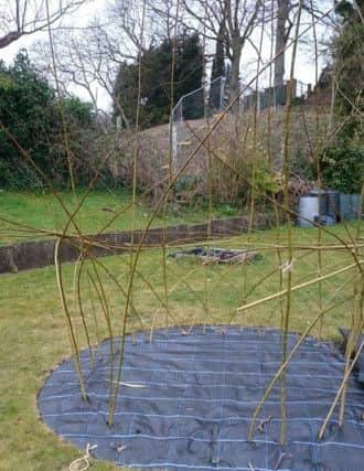 The willow dome at the Kids Patch in Charles Street, Louth, was vandalised earlier this week. G22fv8yWHxKp8V7EdsPG