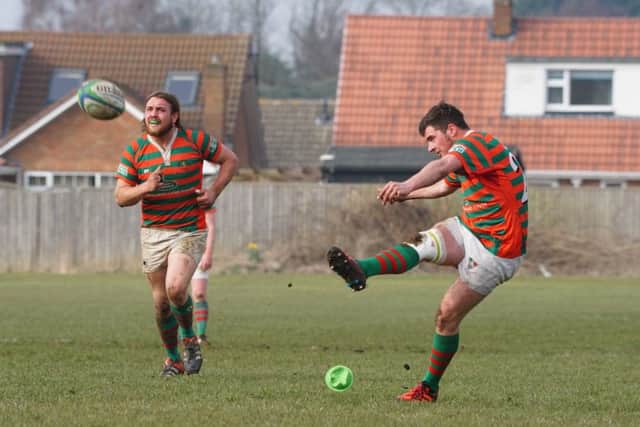 Jake Goodison produced a great display of kicking against Grimsby EMN-160314-111311002