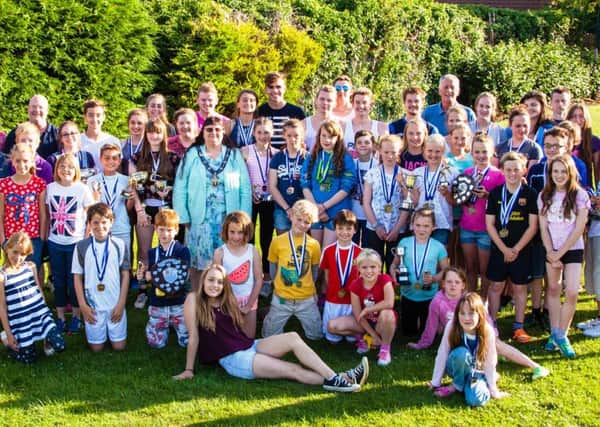 Louth Swimming Club's junior swimmers won all but three of 16 relays at Spalding Castle EMN-160315-091407002