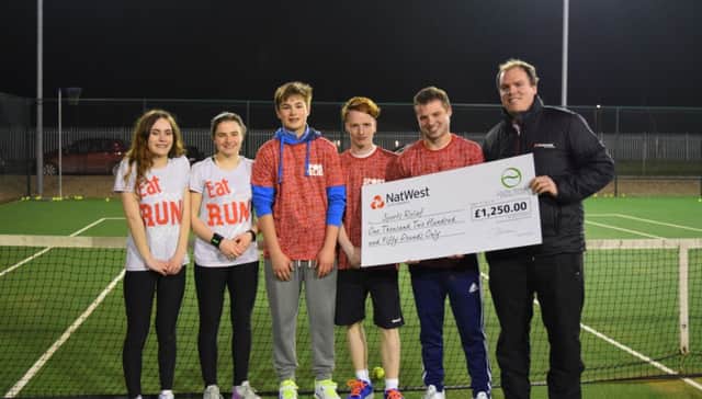 Louth Tennis & Sports Centre raised Â£1,250 for Sport Relief.