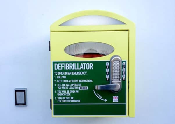 A  defibrillator is to be installed in Anderby Creek.