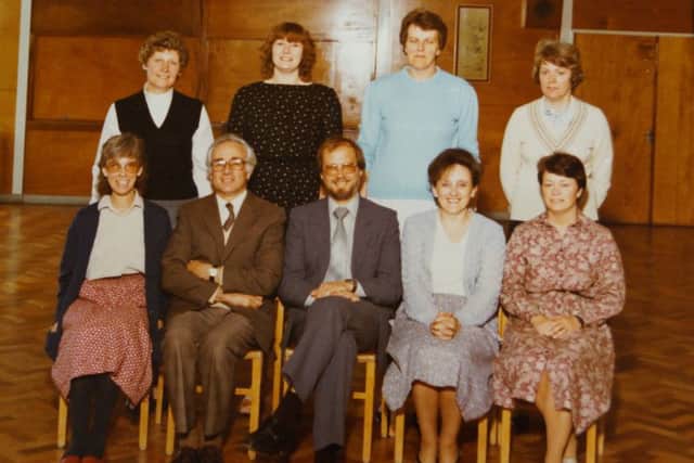 Nostalgia Binbrook School staff in the 1980s EMN-160324-075215001