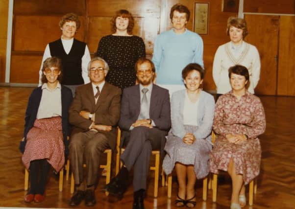 Nostalgia Binbrook School staff in the 1980s EMN-160324-075215001