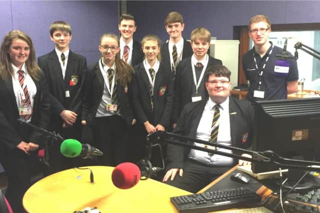 Jazmyn Urry, Robert Marshall, Hollie Frampton, Ben Jacques-Ross, Jess Baxter, Tom Fussey, Jamie Warrilow, Lewis Howard (anchorman), and BBC Radio Lincolnshire presenter Jono Brine.