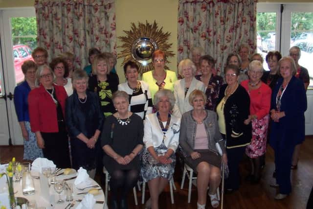 Members of the Inner Wheel at their charter lunch EMN-160324-132334001