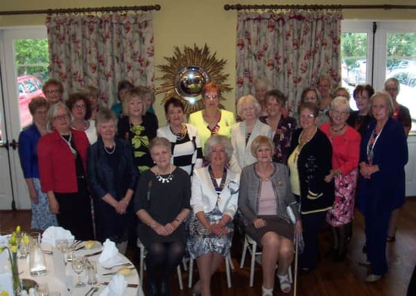 Members of the Inner Wheel at their charter lunch EMN-160324-132334001