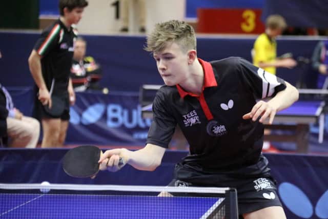 Tom Jarvis in action. Photo: ITTF