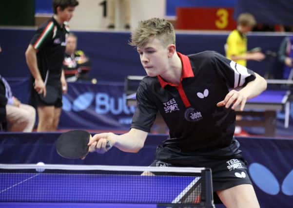 Tom Jarvis in action. Photo: ITTF