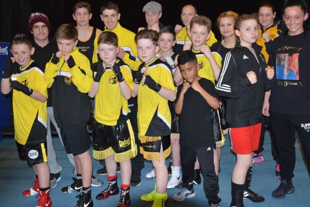 The Boston ABC team prepare for action.