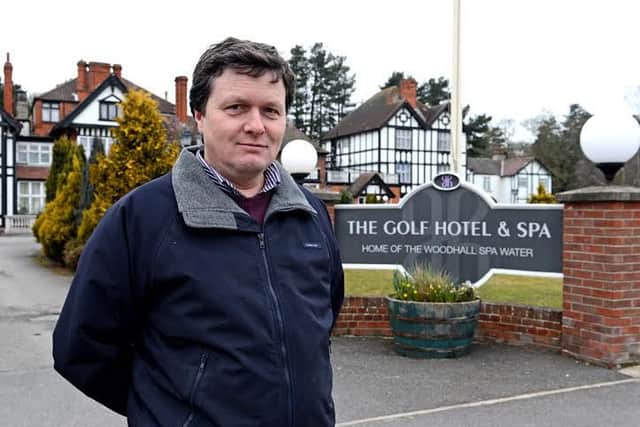 Graham Keegan - at the centre of the row over Christmas trees in Woodhal Spa EMN-160318-151941001