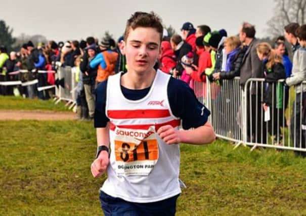 Louth AC runner Josh Tarrant pictured at English National Cross Country Championships last month EMN-160321-171034002