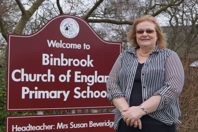 Sue Beveridge is leaving Binbrook School after 30 years, the last decade as head. EMN-160324-073652001