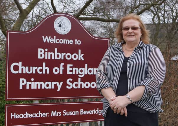 Sue Beveridge is leaving Binbrook School after 30 years, the last decade as head. EMN-160324-073652001