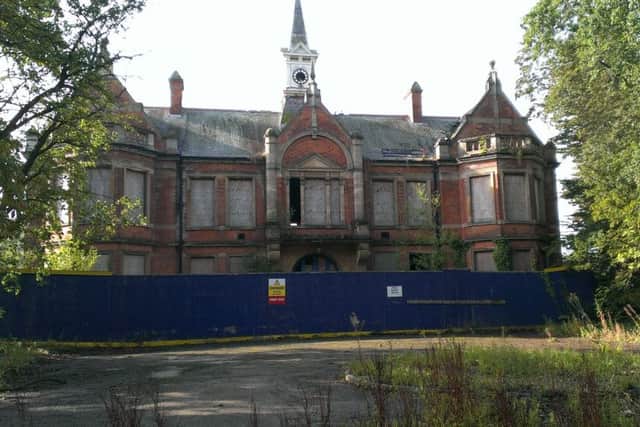 Greylees Hall, the main entrance block of Rauceby Hospital. EMN-160328-135749001