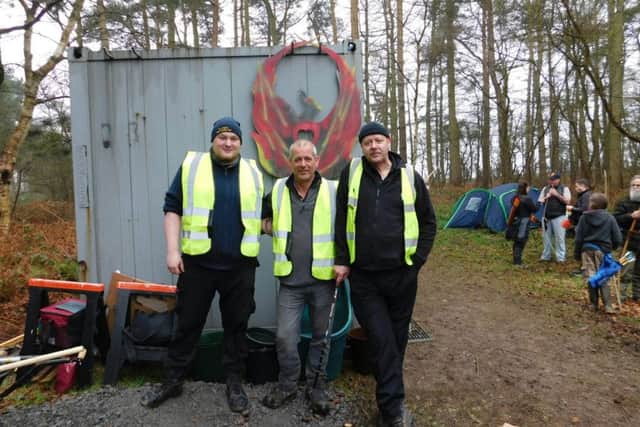 Alastair Constable, Steve Hall, Roly Bee.
Phoenix Field Archers.