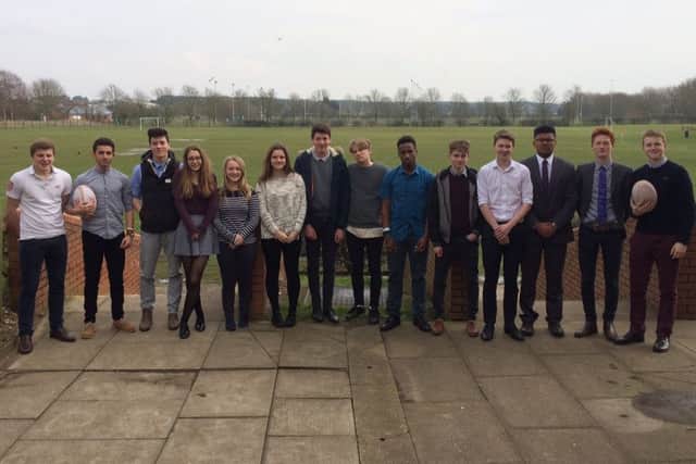 Staff and students helpd organise the county sevens rugby festival at De Aston School EMN-160324-151915002