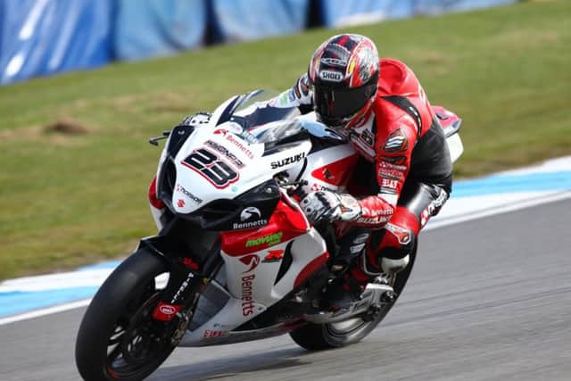 Ryuichi Kiyonari testing at Donington EMN-160404-154710002