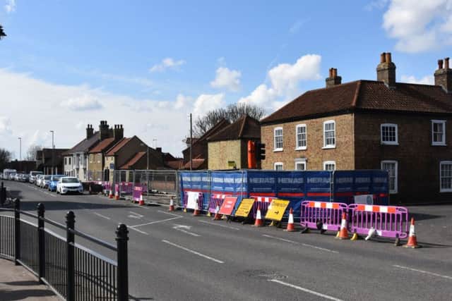 Roadworks at Wragby are causing delays EMN-161104-061316001