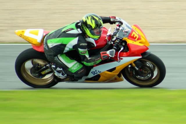 Aaron Silvester aat Donington Park. Photo: Max Silvester