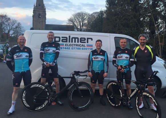 Pictured from left are Earl Taylor, Nick Millward, Dan Carr, Neil Palmer and Antony Gough.