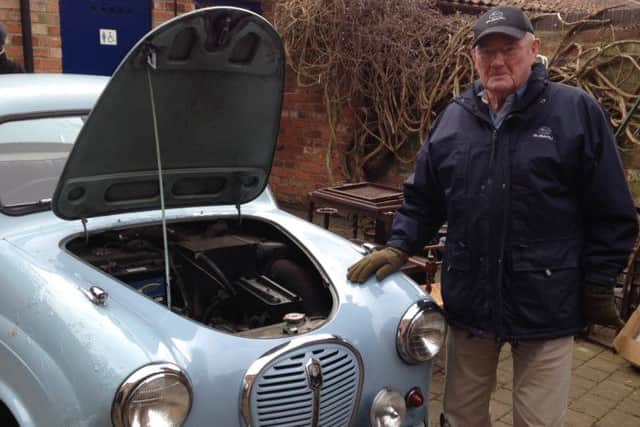 Pete Brocklebank sold the car to the previous owners in 1958 when he worked for Lovedays garage in Burwell. He remembers selling it for less than Â£600 and earning Â£5 commission.