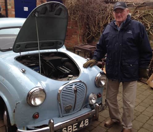 Pete Brocklebank sold the car to the previous owners in 1958 when he worked for Lovedays garage in Burwell. He remembers selling it for less than Â£600 and earning Â£5 commission.