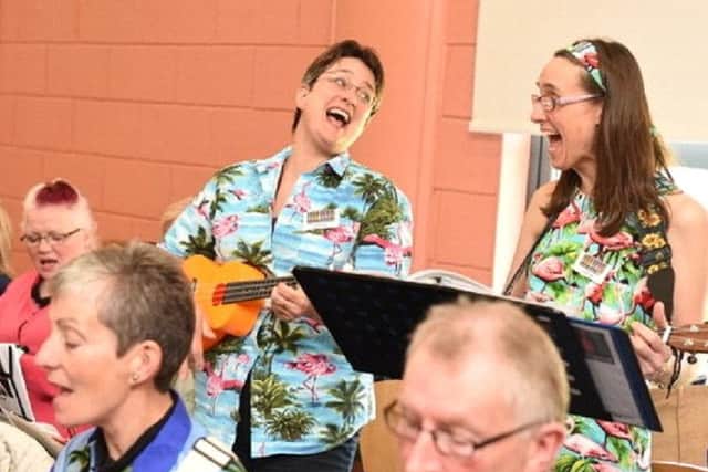 Fun at last year's Ukulele Festival EMN-160504-152753001