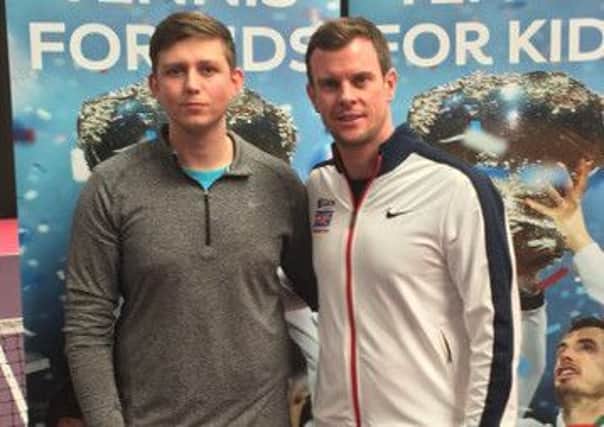Lewis Fisher, the head of mini tennis at Louth Tennis and Sports Centre, worked with British Davis Cup captain Leon Smith EMN-160704-092123002