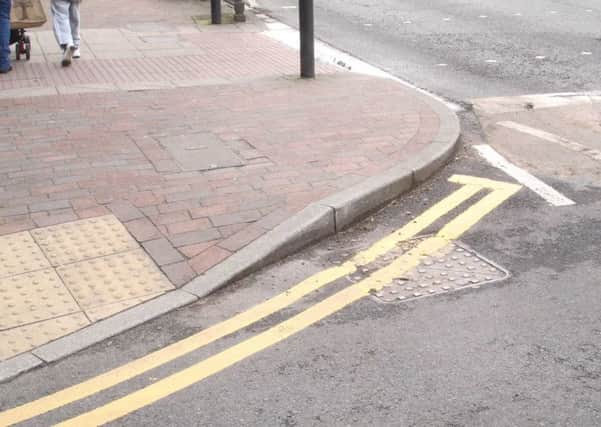 The kerb in John Street, Market Rasen EMN-160418-094850001