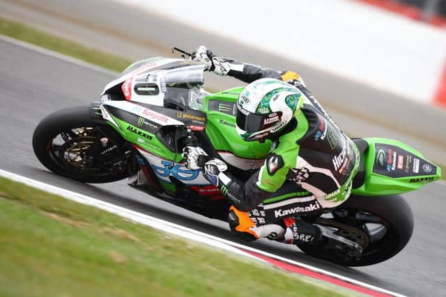 Peter Hickman on track at Silverstone. Photo: Dave Yeomans