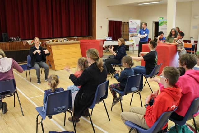 A Vitality demonstration at Metheringham Wellbeing Day