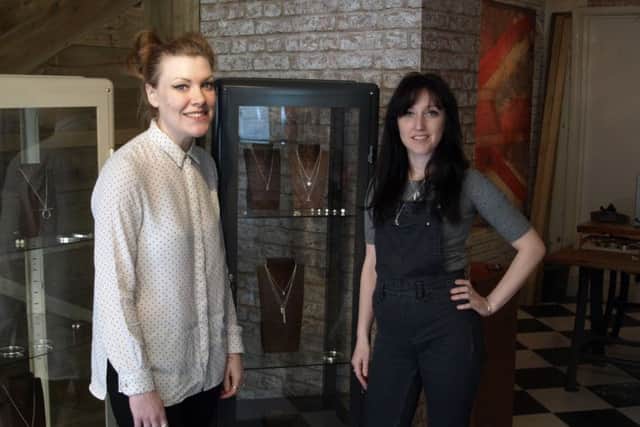 Pictured is owner Jemma Blakey with sales assistant Chloe OLoughlin.